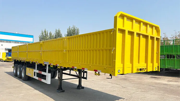 3 Axle Side Dump Trailer-1