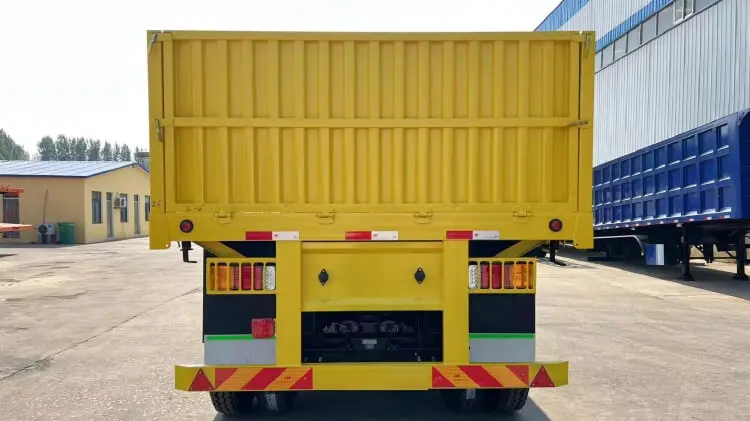 3 Axle Side Dump Trailer-2