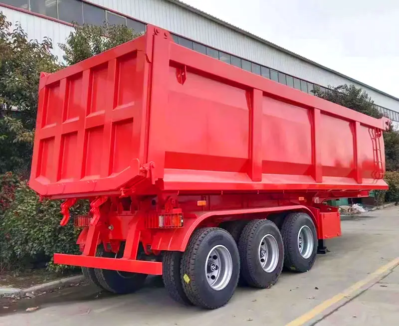 Semi Trailer End Dump Truck