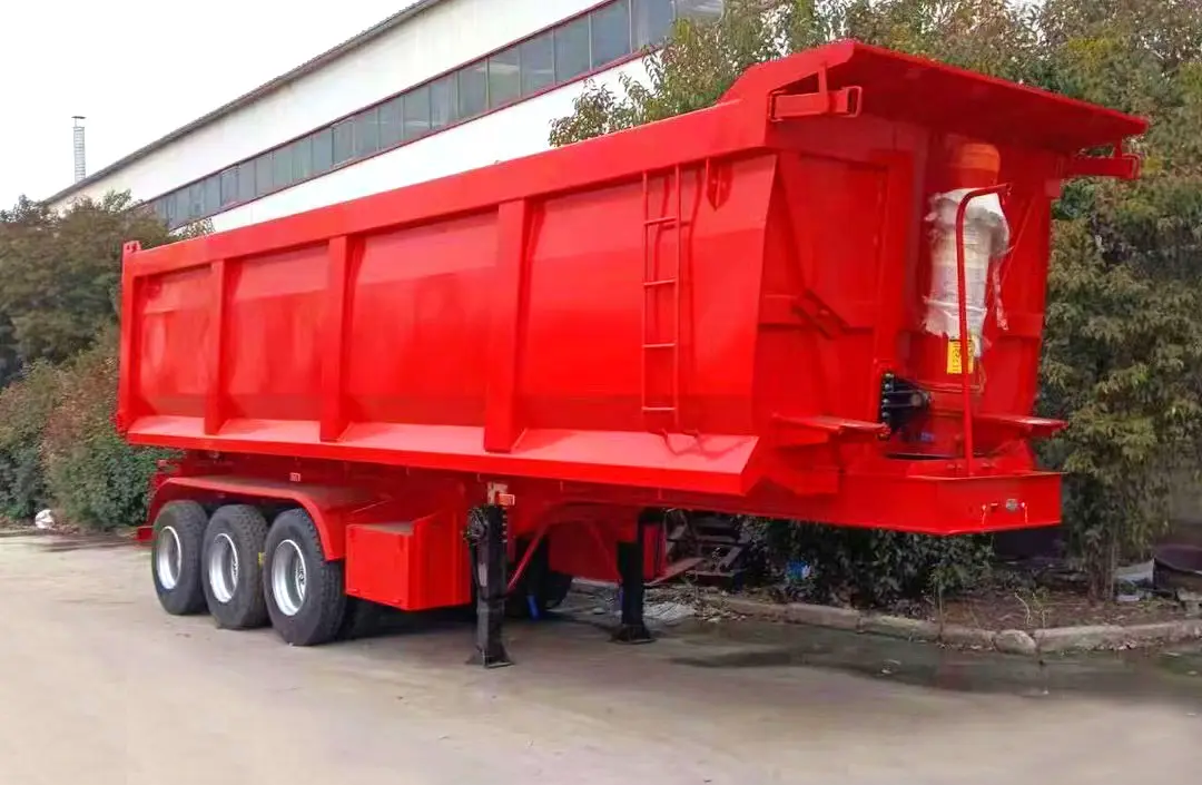 Semi Trailer End Dump Truck