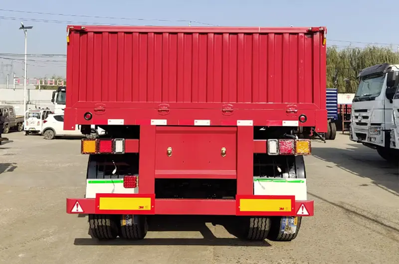 Side Dumper Truck Semi Trailer-2