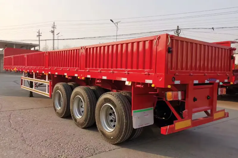 Side Dumper Truck Semi Trailer-3