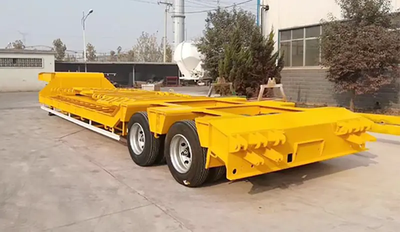 2 axle lowbed semi trailer-3