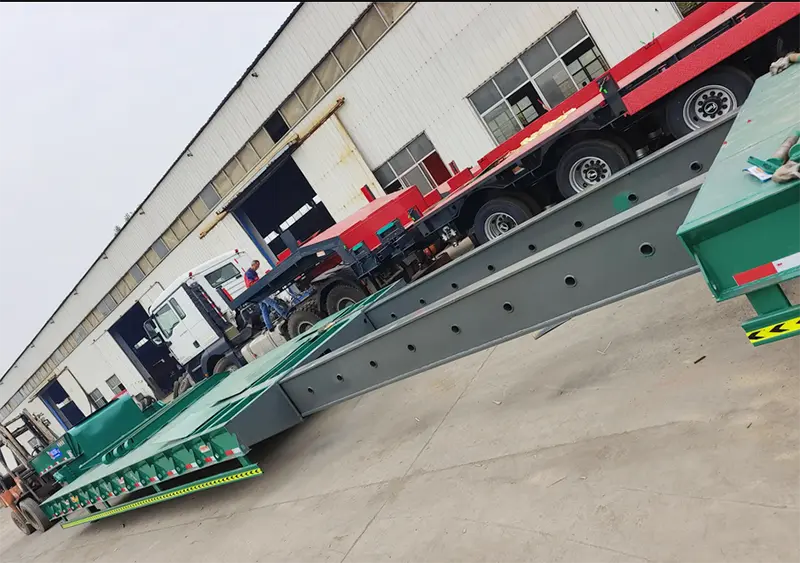 40ft Extendable Heavy Duty Low Bed Trailer