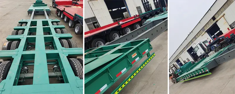 40ft Extendable Heavy Duty Low Bed Trailer