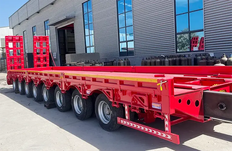 China Extendable Low Bed Trailer