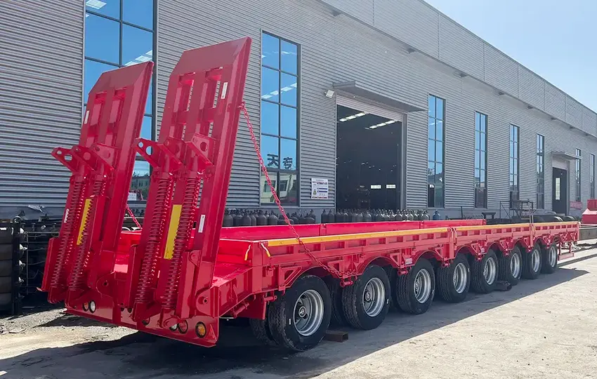 China Extendable Low Bed Trailer