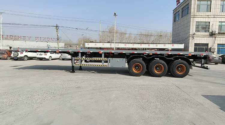 flatbed truck trailer-1