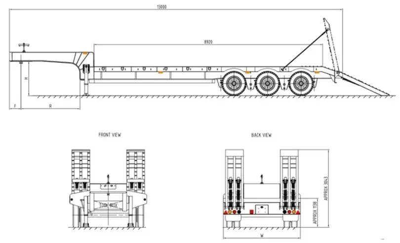 lowbed semi trailer-4