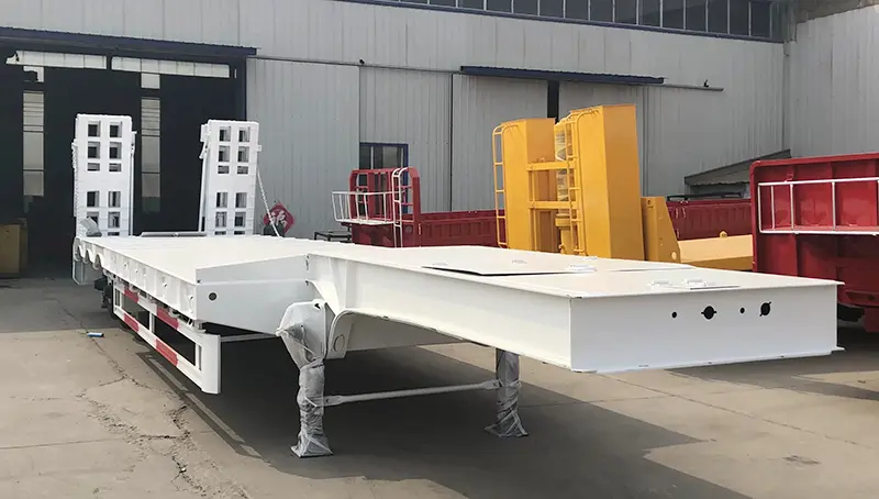 lowboy equipment trailer-2