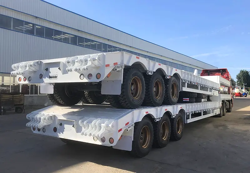 lowboy equipment trailer-3